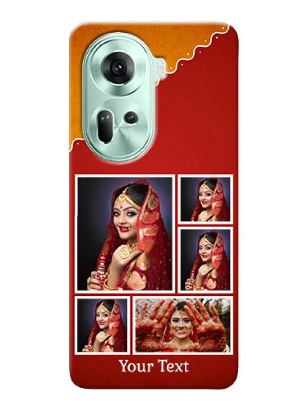 Custom Reno 11 5G customized phone cases: Wedding Pic Upload Design