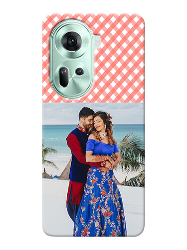 Custom Reno 11 5G custom mobile cases: Pink Pattern Design