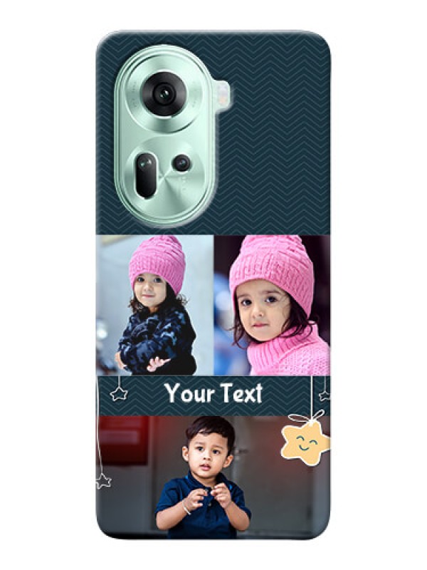 Custom Reno 11 5G Mobile Back Covers Online: Hanging Stars Design