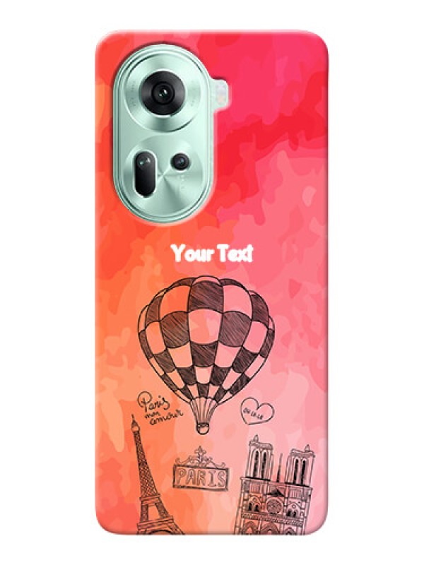 Custom Reno 11 5G Personalized Mobile Covers: Paris Theme Design