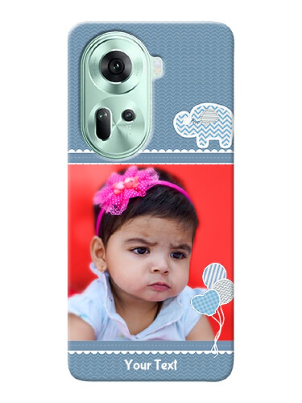 Custom Reno 11 5G Custom Phone Covers with Kids Pattern Design