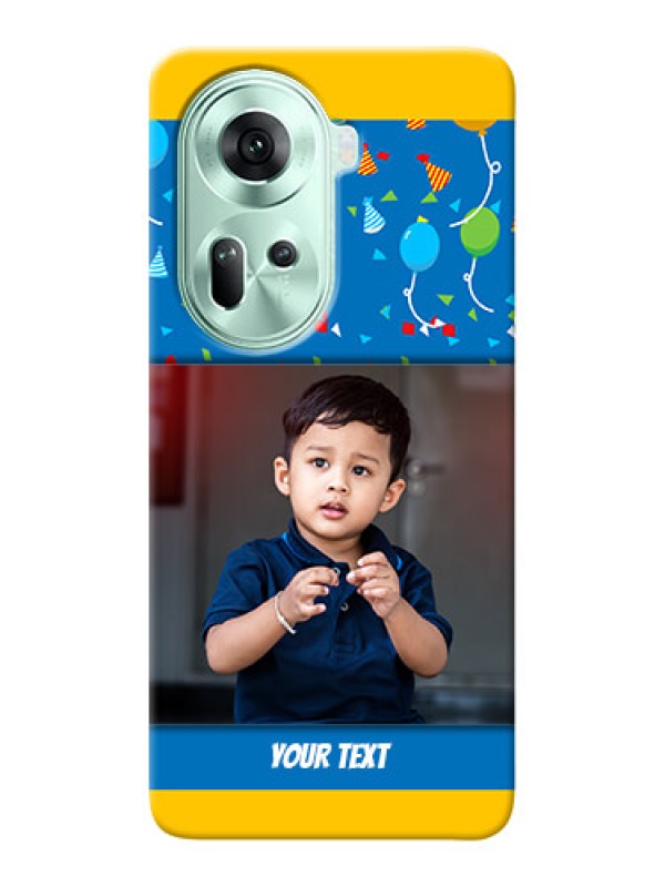 Custom Reno 11 5G Mobile Back Covers Online: Birthday Wishes Design