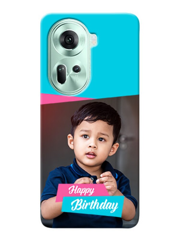 Custom Reno 11 5G Mobile Covers: Image Holder with 2 Color Design