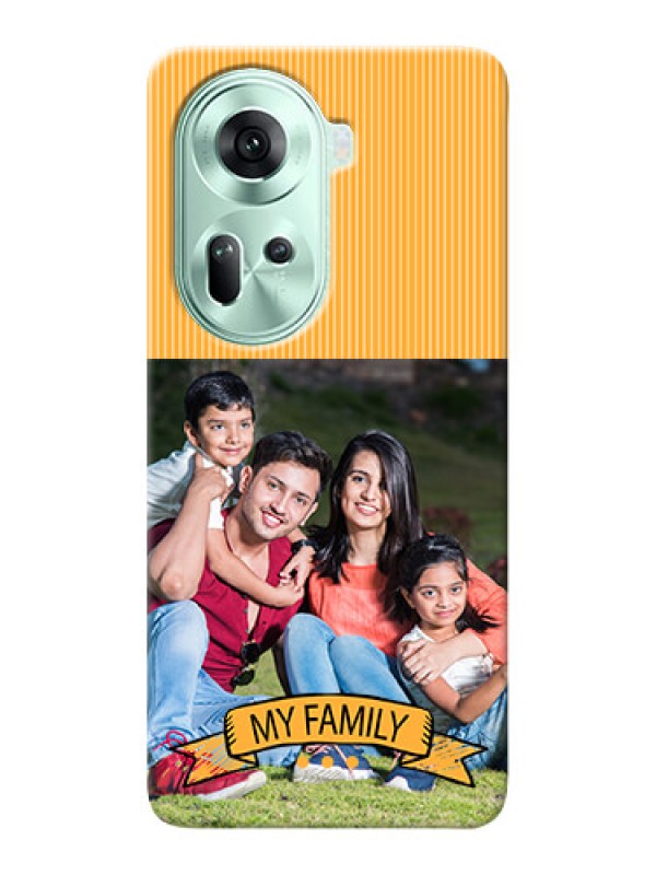 Custom Reno 11 5G Personalized Mobile Cases: My Family Design