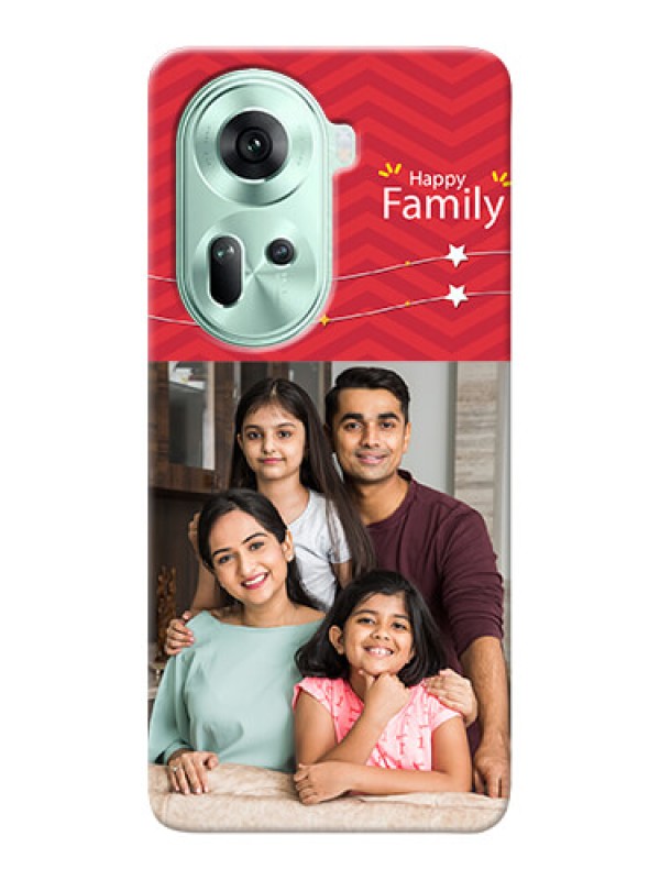 Custom Reno 11 5G customized phone cases: Happy Family Design