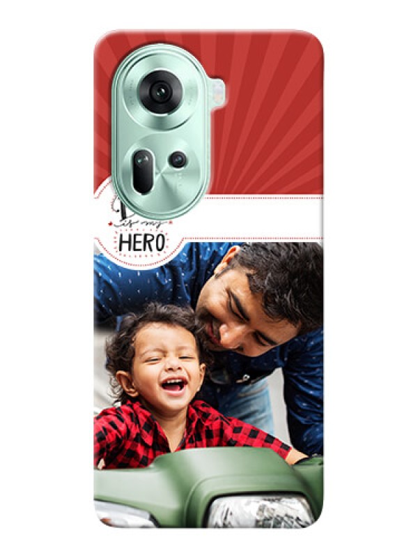 Custom Reno 11 5G custom mobile phone cases: My Dad Hero Design