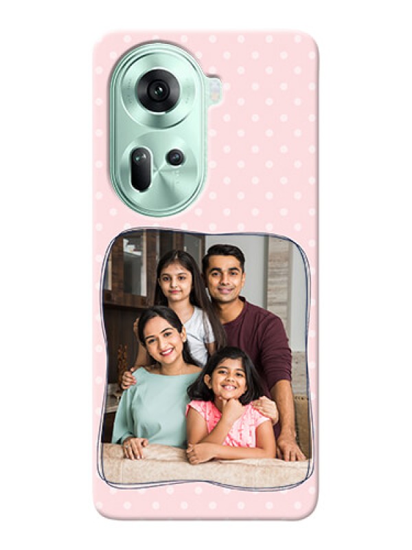 Custom Reno 11 5G Personalized Phone Cases: Family with Dots Design