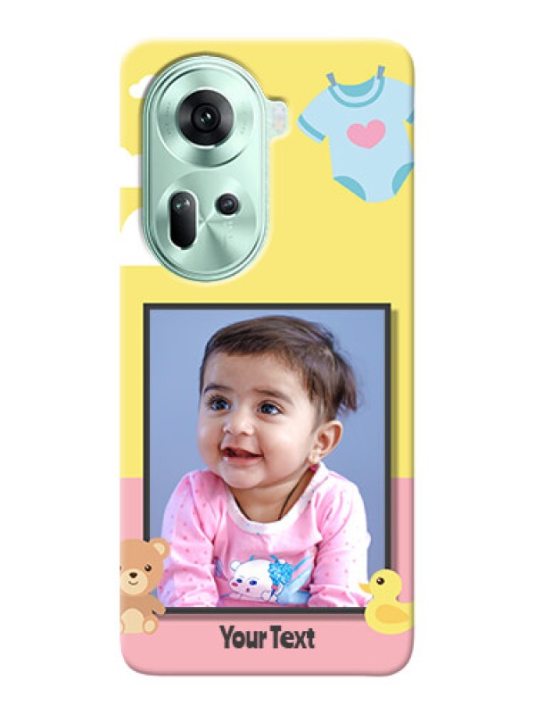 Custom Reno 11 5G Back Covers: Kids 2 Color Design