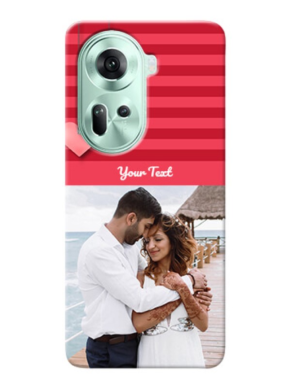 Custom Reno 11 5G Mobile Back Covers: Valentines Day Design