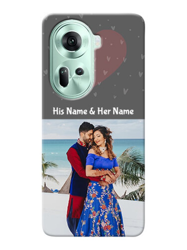 Custom Reno 11 5G Mobile Covers: Buy Love Design with Photo Online