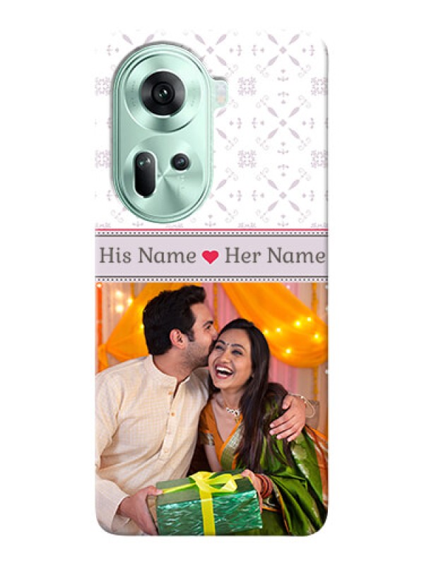 Custom Reno 11 5G Phone Cases with Photo and Ethnic Design