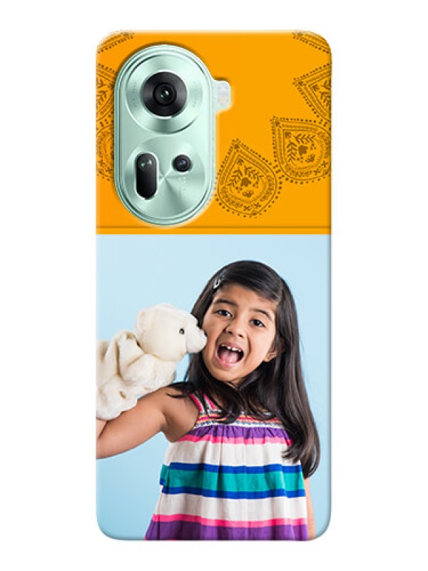 Custom Reno 11 5G custom mobile back covers: Photo Wedding Design