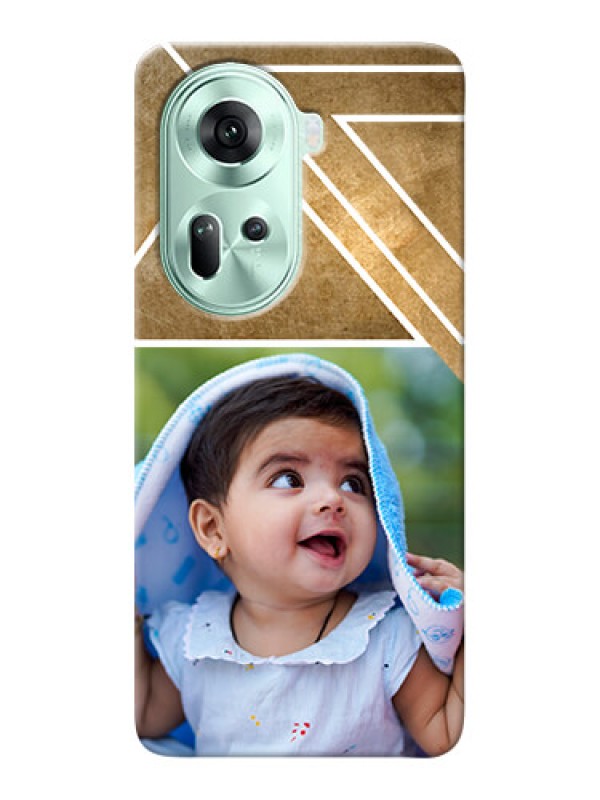 Custom Reno 11 5G mobile phone cases: Gradient Abstract Texture Design