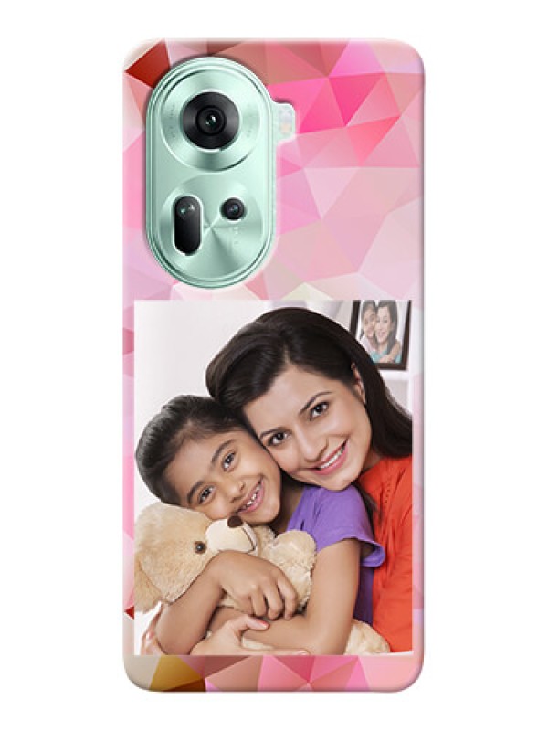 Custom Reno 11 5G Personalized Phone Covers: Abstract Triangle Design