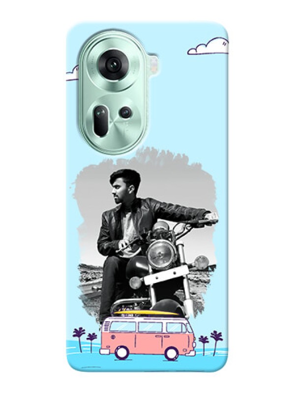 Custom Reno 11 5G Mobile Covers Online: Travel & Adventure Design