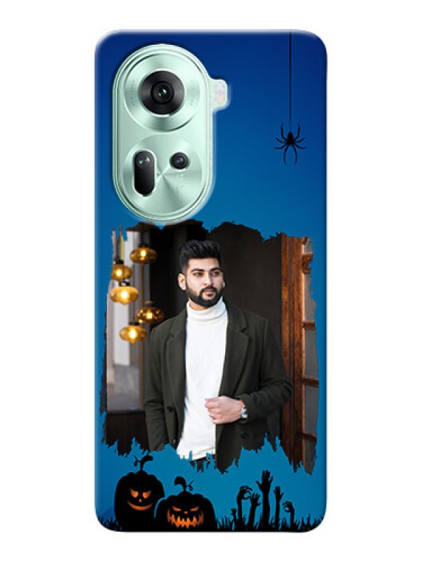 Custom Reno 11 5G mobile cases online with pro Halloween design