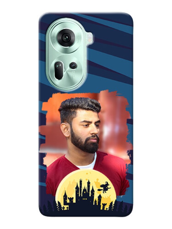 Custom Reno 11 5G Back Covers: Halloween Witch Design