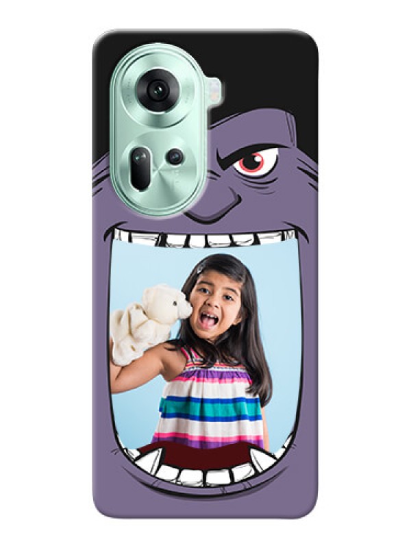 Custom Reno 11 5G Personalised Phone Covers: Angry Monster Design