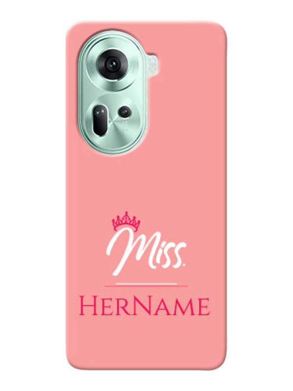 Custom Reno 11 5G Custom Phone Case Mrs with Name