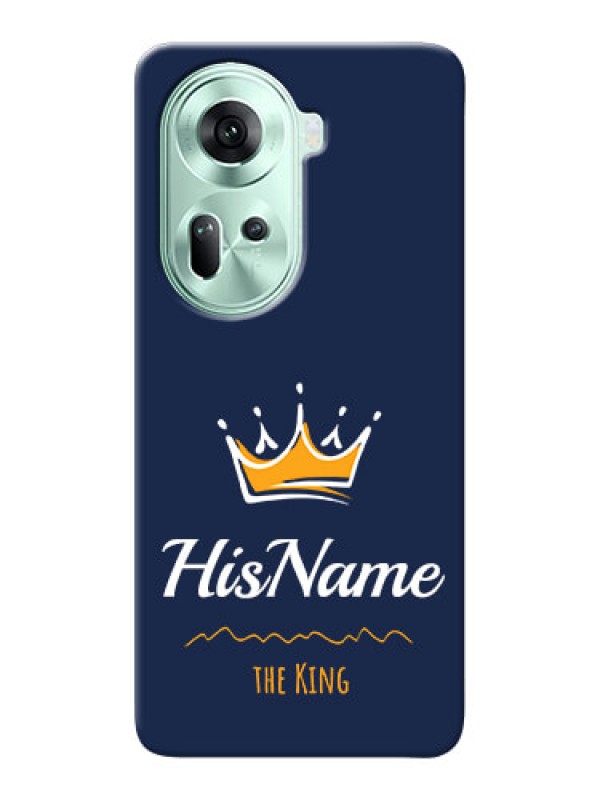 Custom Reno 11 5G King Phone Case with Name