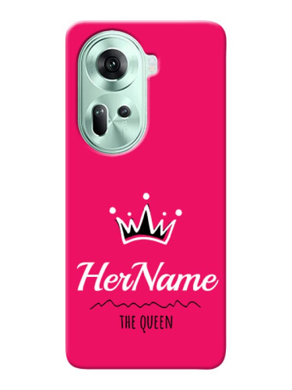 Custom Reno 11 5G Queen Phone Case with Name