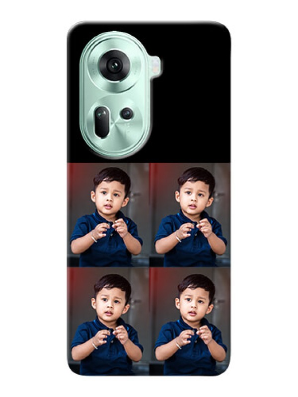 Custom Reno 11 5G 4 Image Holder on Mobile Cover