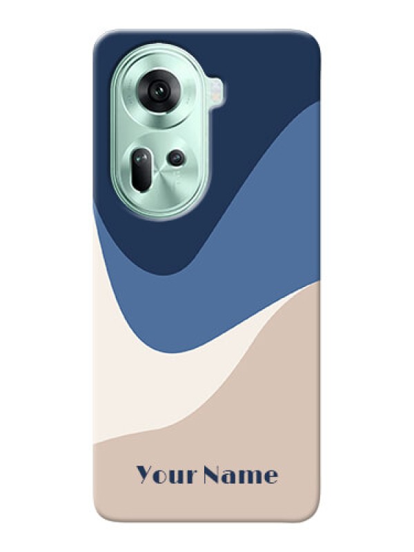 Custom Reno 11 5G Custom Phone Case with Abstract Drip Art Design