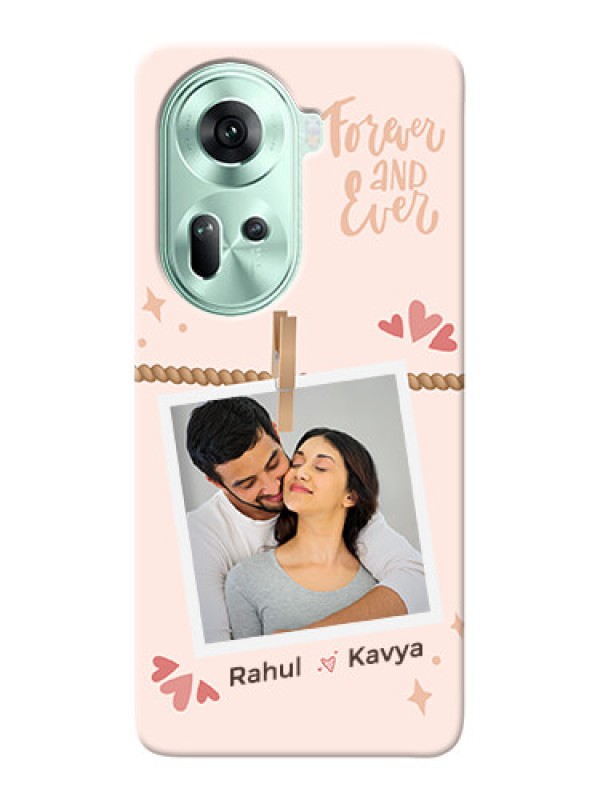 Custom Reno 11 5G Custom Phone Case with Forever and ever love Design