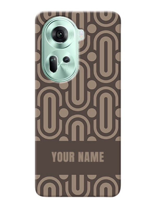Custom Reno 11 5G Custom Phone Case with Captivating Zero Pattern Design
