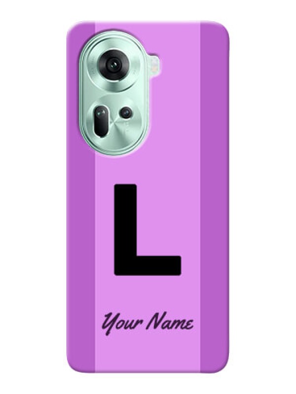 Custom Reno 11 5G Custom Phone Case with Tricolor custom text Design