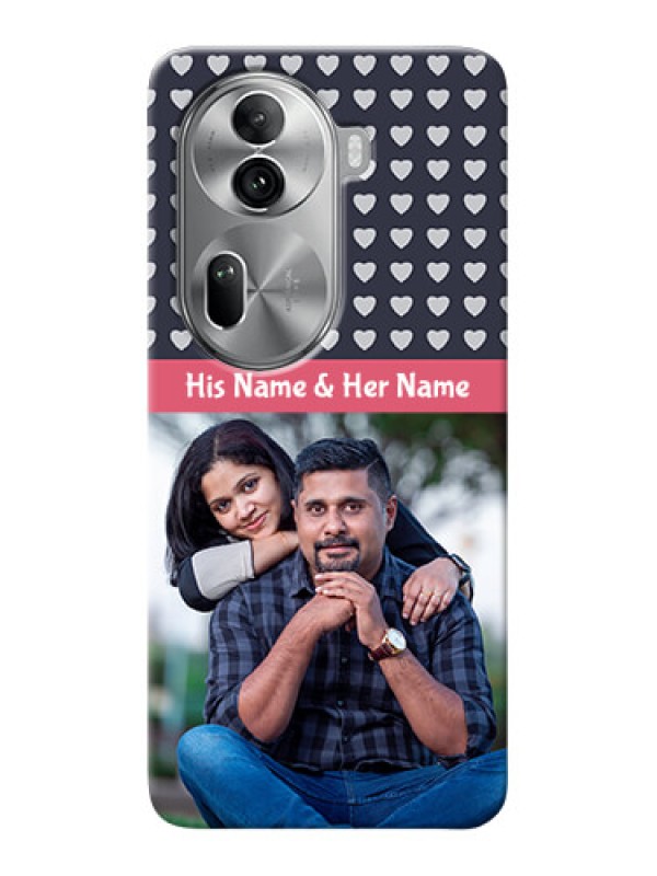Custom Reno 11 Pro 5G Custom Mobile Case with Love Symbols Design