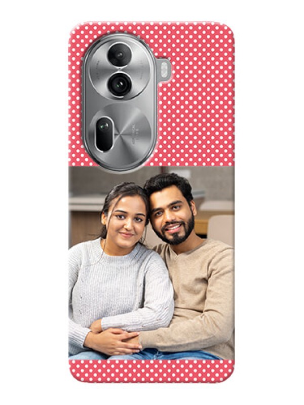 Custom Reno 11 Pro 5G Custom Mobile Case with White Dotted Design