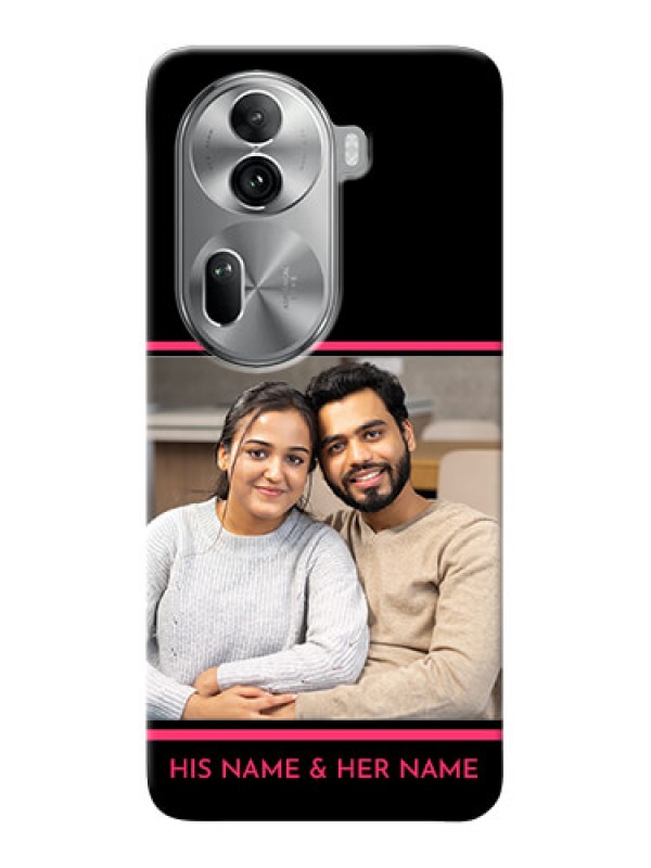 Custom Reno 11 Pro 5G Mobile Covers With Add Text Design