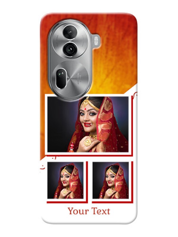 Custom Reno 11 Pro 5G Personalised Phone Cases: Wedding Memories Design