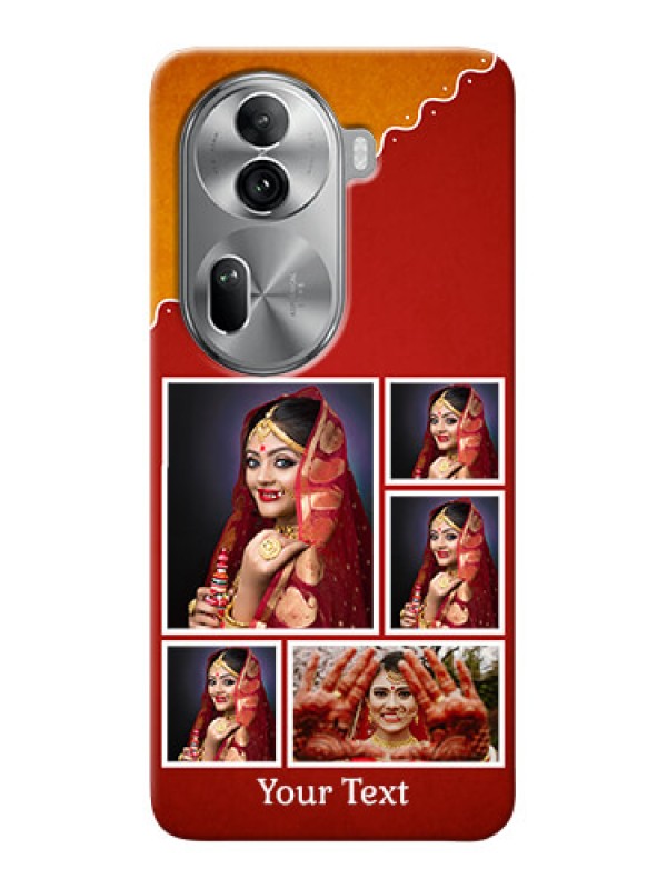 Custom Reno 11 Pro 5G customized phone cases: Wedding Pic Upload Design