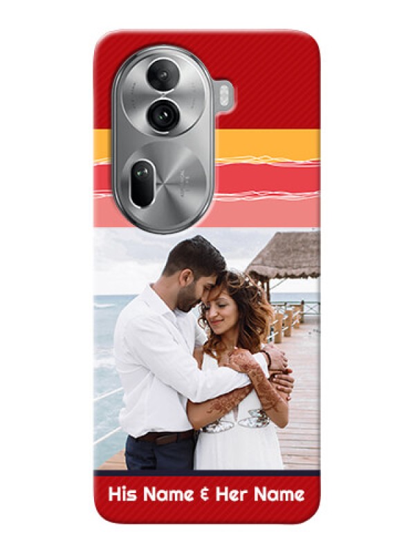 Custom Reno 11 Pro 5G custom mobile phone covers: Colorful Case Design