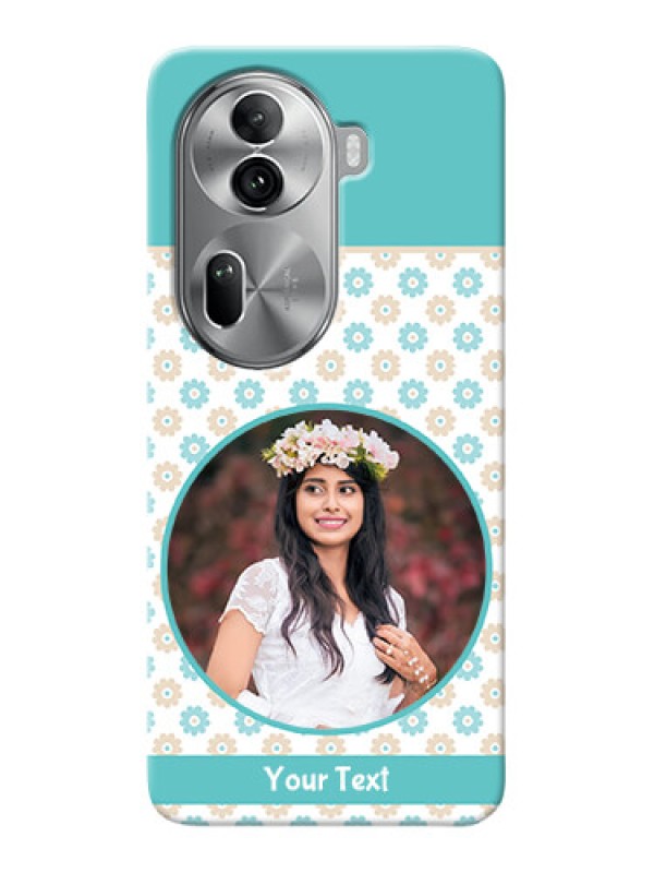 Custom Reno 11 Pro 5G Custom Mobile Back Covers: Beautiful Flowers Design