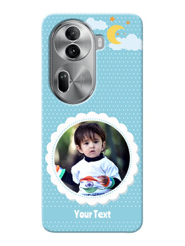 Custom Reno 11 Pro 5G mobile cases online: violet Pattern Design