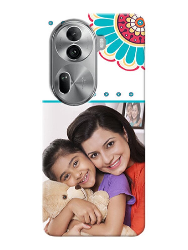 Custom Reno 11 Pro 5G custom mobile phone cases: Flower Design