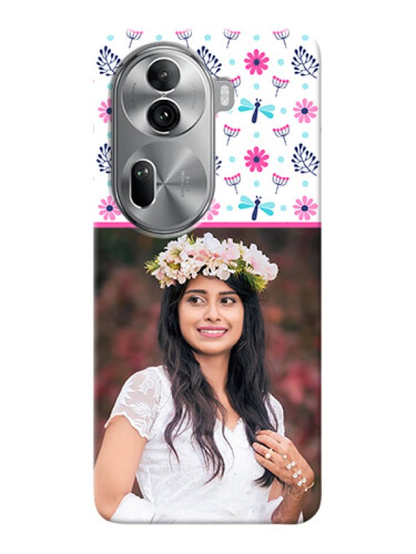 Custom Reno 11 Pro 5G Mobile Covers: Colorful Flower Design