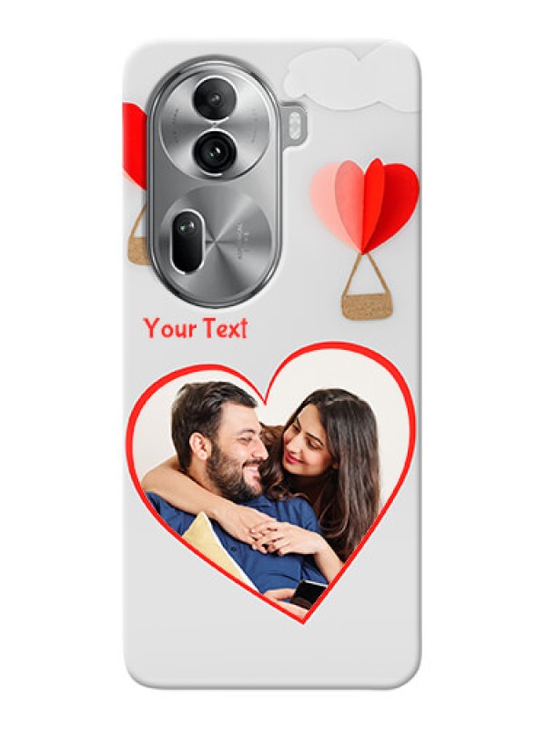 Custom Reno 11 Pro 5G Phone Covers: Parachute Love Design