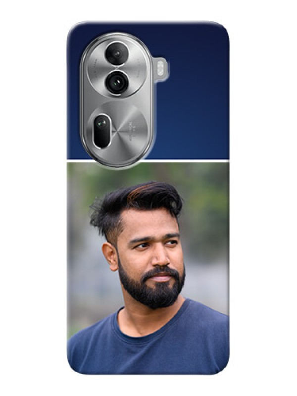 Custom Reno 11 Pro 5G Mobile Cases: Simple Royal Blue Design