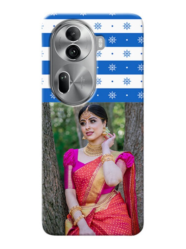 Custom Reno 11 Pro 5G custom mobile covers: Snow Pattern Design