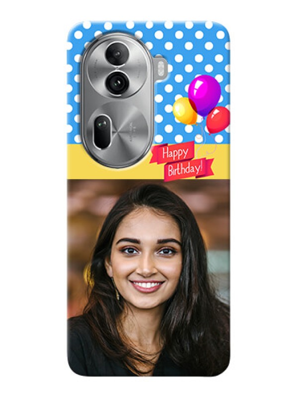 Custom Reno 11 Pro 5G custom mobile back covers: Happy Birthday Design