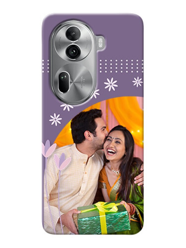 Custom Reno 11 Pro 5G Phone covers for girls: lavender flowers design