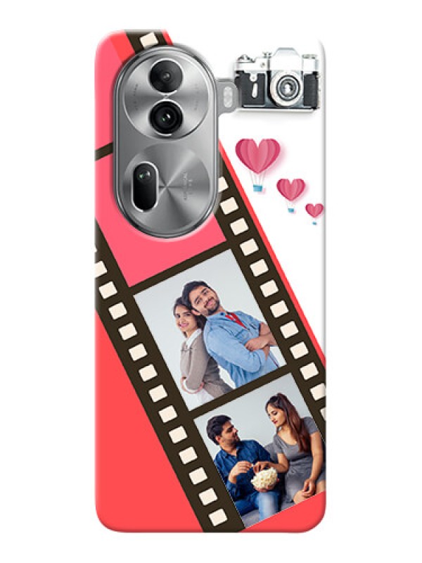 Custom Reno 11 Pro 5G custom phone covers: 3 Image Holder with Film Reel