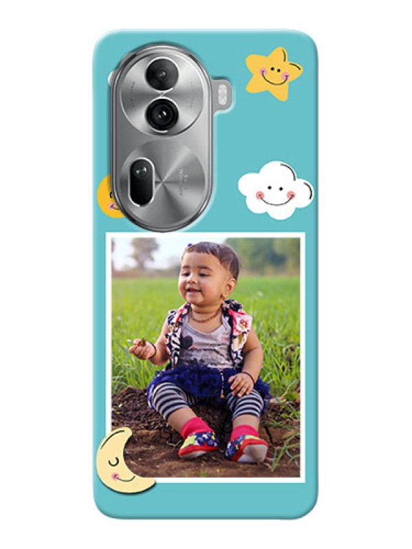 Custom Reno 11 Pro 5G Personalised Phone Cases: Smiley Kids Stars Design