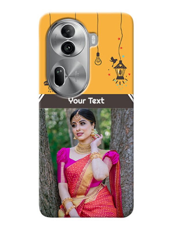 Custom Reno 11 Pro 5G custom back covers with Family Picture and Icons