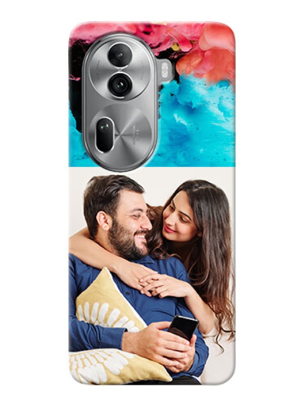 Custom Reno 11 Pro 5G Mobile Cases: Quote with Acrylic Painting Design