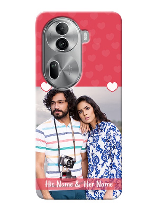 Custom Reno 11 Pro 5G Mobile Cases: Simple Love Design